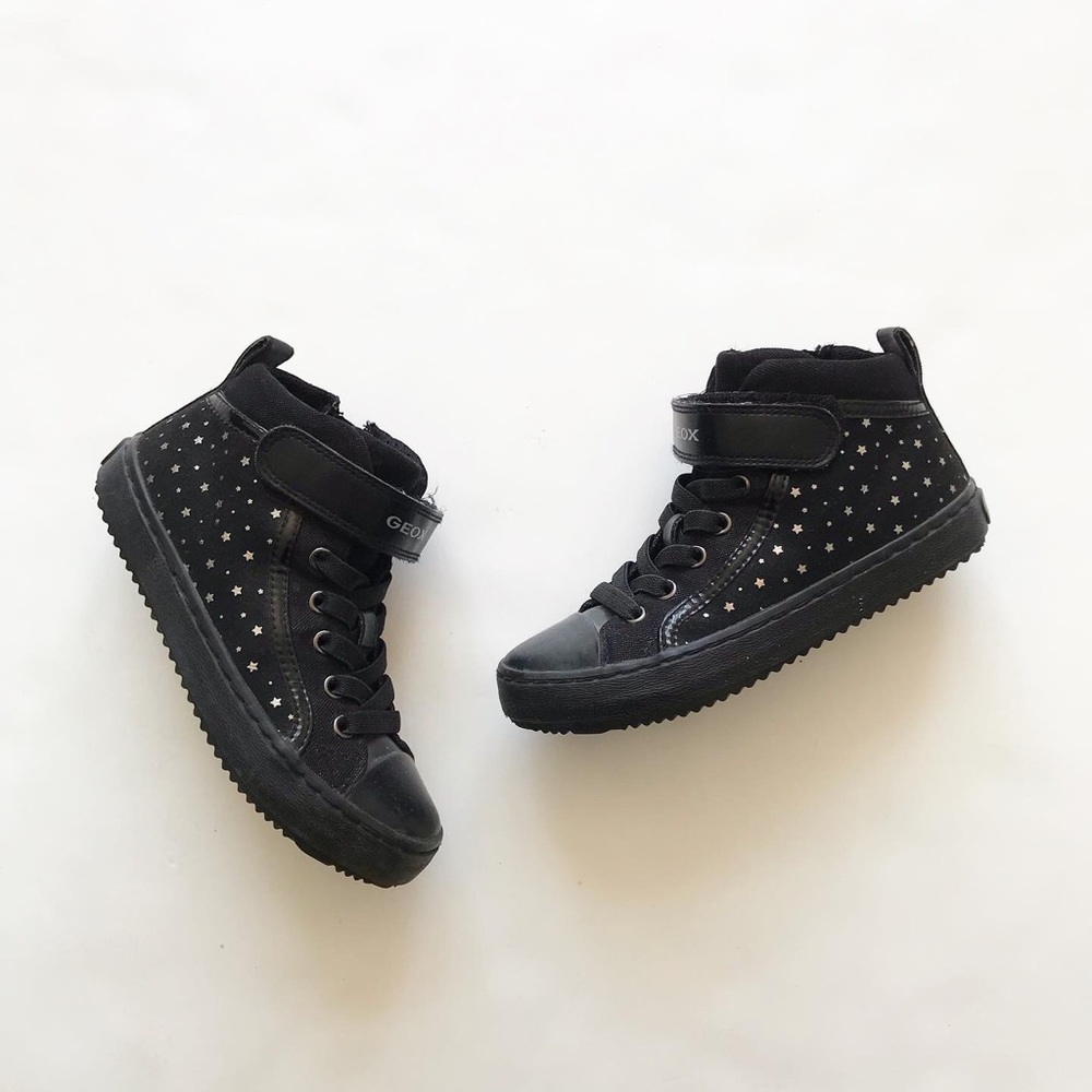 Geox Respira star print high top sneakers EUC 11